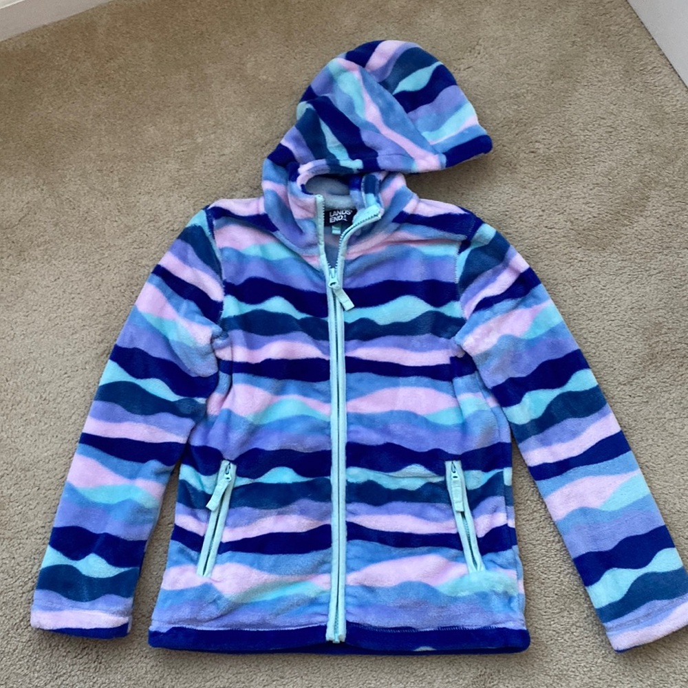 Lands’ End Girls Softest Fleece Jacket